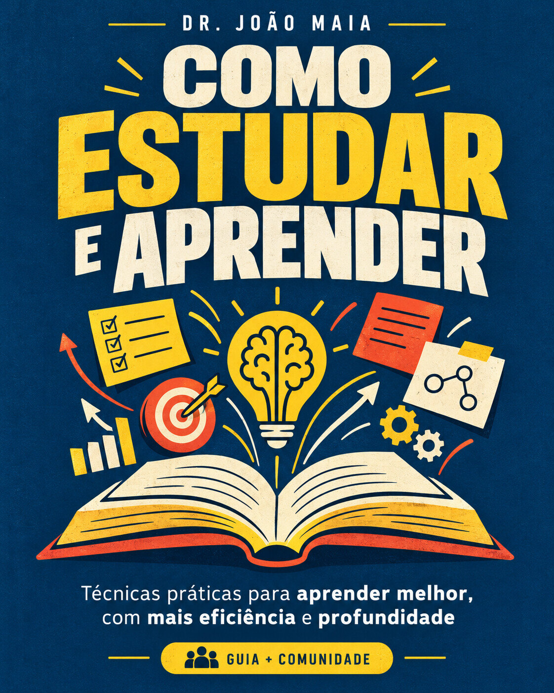 Capa do e-book Como Estudar e Aprender